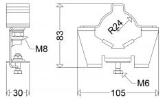 Schuch 900940002 183 RO 2 A P Rohrschelle