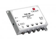 Triax 307641 TVC 06 1 x SAT + terr für Opto-LNBs Opto-Quad-Rückumsetzer