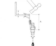 Niedax AH1420-AM8T EKLIPS-Stangenbefestigung