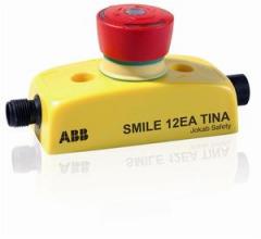 ABB Stotz-Kontakt Smile 12 EA Tina , SMILE 12 EA TINA Not-Halt-Taster 1 x 5-pol. M12 Stift- und Buchsenstecker , 2TLA030050R0200