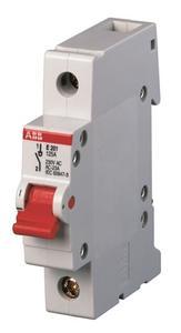 ABB Stotz-Kontakt E201/80G , Trennschalter 1P,80A,Schaltgriff grau , 2CDE281001R1080