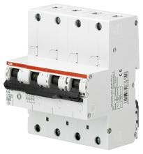 ABB Stotz-Kontakt S754DR-E16 , S754DR-E 16 sel. Haupt-LS SHU E-Char.,25kA,16A,4P , 2CDH784001R0162